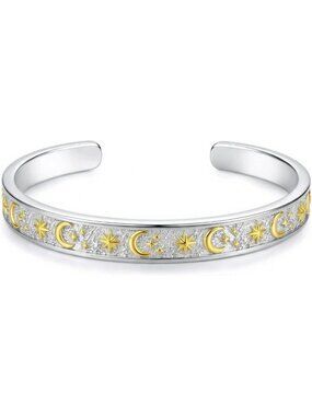 Nature-Inspired Cuff Bracelet for Women | Elegant Statement Jewelry Gift for